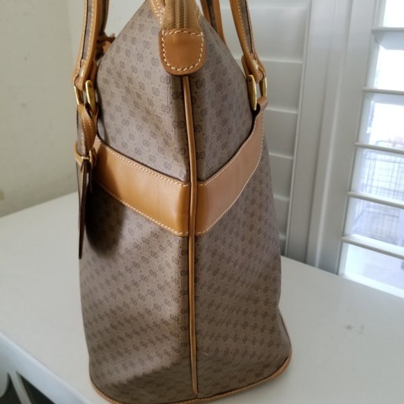 Vintage Gucci Supreme Large Travel Tote with lock/key/tag - Picture 5 of 10